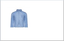 26SS [키즈] 트루사르디 셔츠 TBP26065CA BLUE ESTATE