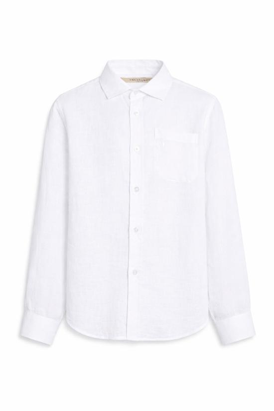 26SS [키즈] 트루사르디 셔츠 TBP26065CA WHITE - TRUSSARDI