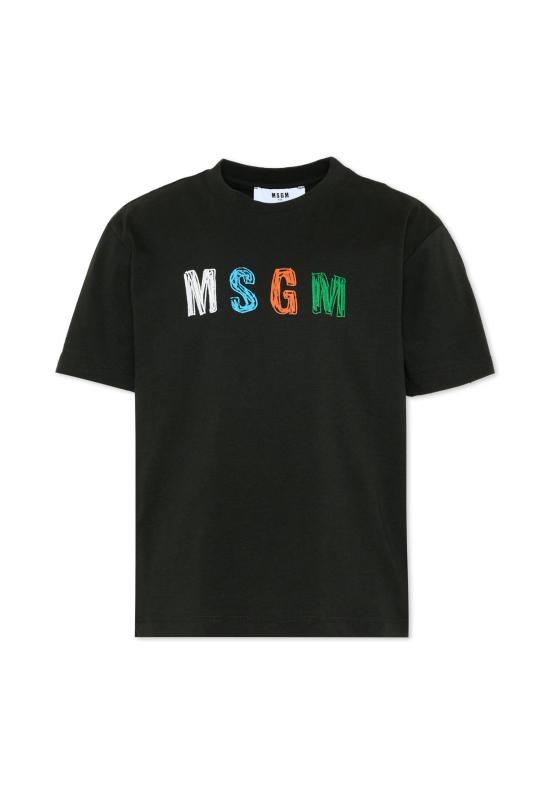26SS [키즈] 엠에스지엠 티셔츠 S6MSJBTH232 MS040 BLACK