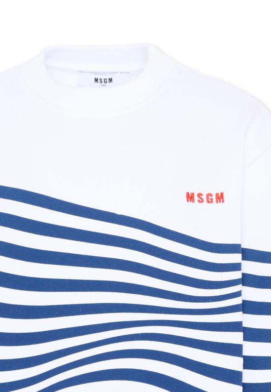 26SS [키즈] 엠에스지엠 트레이닝 상의 S6MSJBSW293 001 WHITE - MSGM
