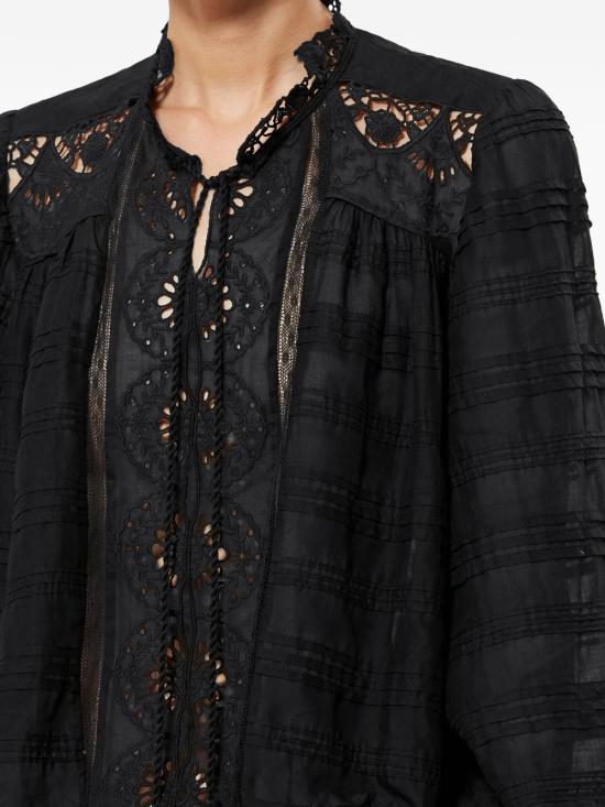 26SS 이자벨마랑에뚜왈 미디 원피스 RO0952FA D1J05E01BK Black - ISABEL MARANT ETOILE