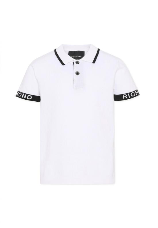 26SS [키즈] 리치몬드 폴로 셔츠 RBP26147PO WHITE - RICHMOND
