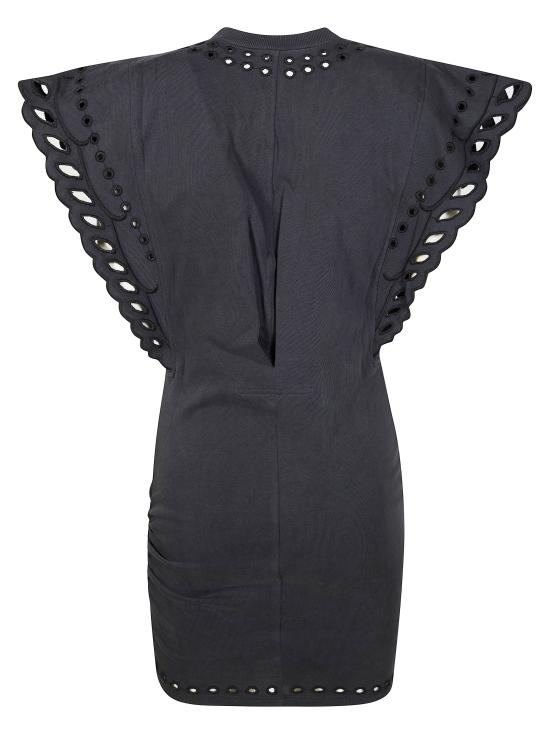 26SS 이자벨마랑에뚜왈 숏 원피스 RO1016FAD1N08E 02FK NERO - ISABEL MARANT ETOILE