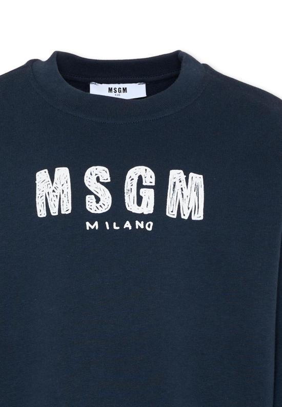 26SS [키즈] 엠에스지엠 트레이닝 상의 S6MSJUSW008 MS072 BLUE - MSGM