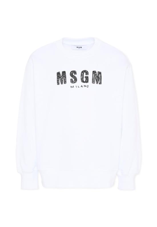 26SS [키즈] 엠에스지엠 트레이닝 상의 S6MSJUSW008 001 WHITE