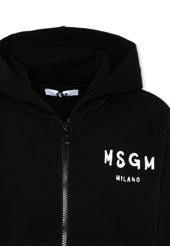 26SS [키즈] 엠에스지엠 트레이닝 상의 S6MSJUZH065 110 BLACK - MSGM
