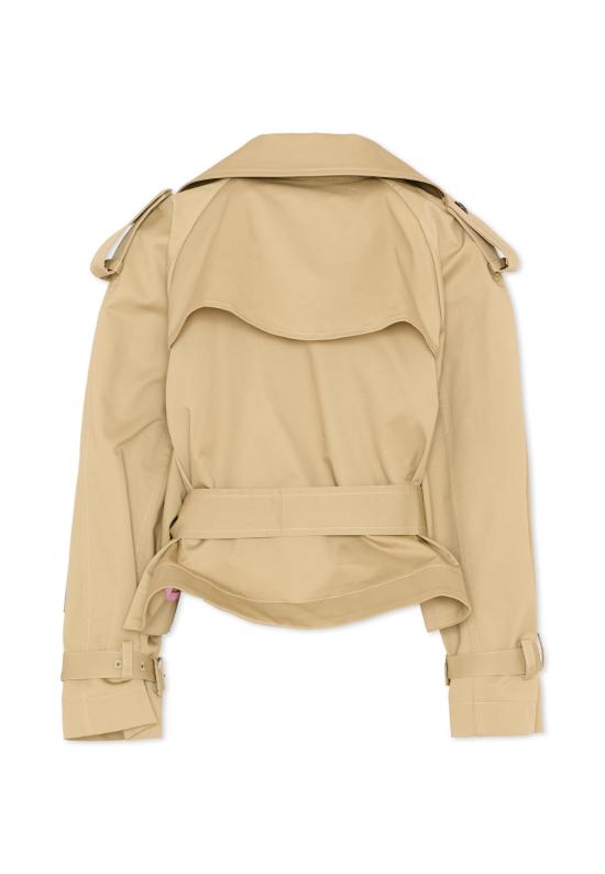 26SS [키즈] 엠에스지엠 트렌치 코트 S6MSJGJK132 015 BEIGE - MSGM