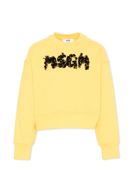 26SS [키즈] 엠에스지엠 트레이닝 상의 S6MSJGSW088 MS009 YELLOW