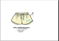 26SS [키즈] 엠에스지엠 쇼츠/버뮤다 S6MSJGSH066 110 BLACK