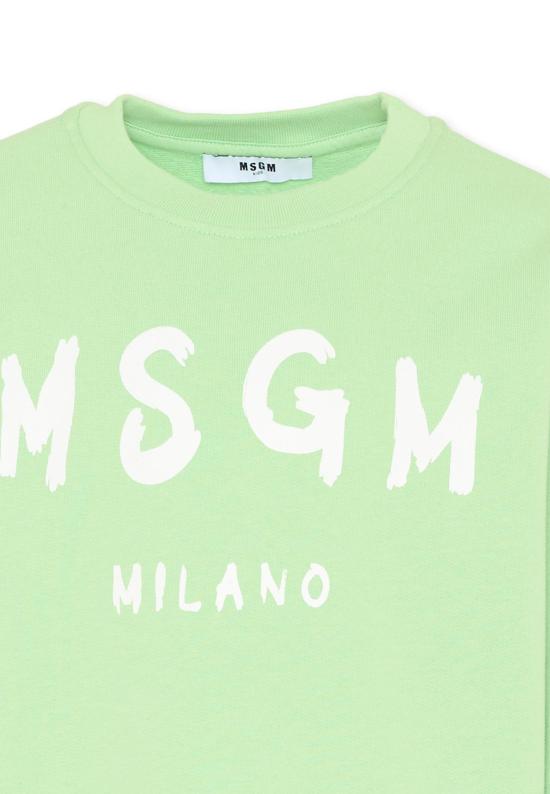 26SS [키즈] 엠에스지엠 트레이닝 상의 S6MSJUSW007 MS077 GREEN - MSGM