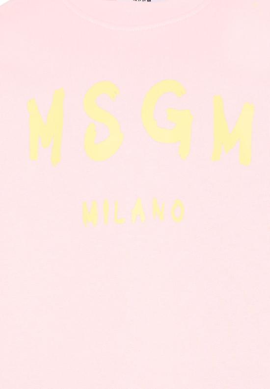 26SS [키즈] 엠에스지엠 트레이닝 상의 S6MSJUSW007 MS076 PINK - MSGM