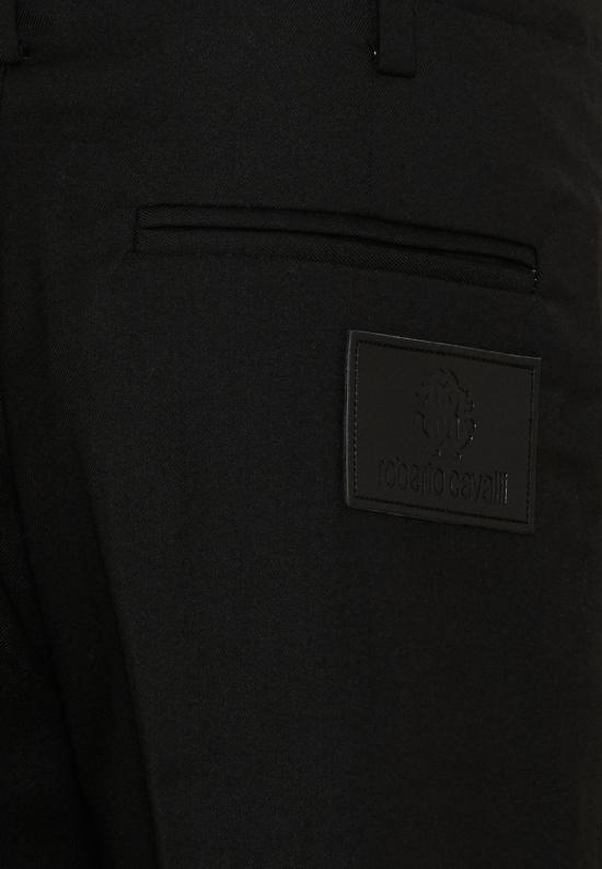 26SS [키즈] 로베르토 카발리 스트레이트 팬츠 CBP26120PA BLACK - ROBERTO CAVALLI