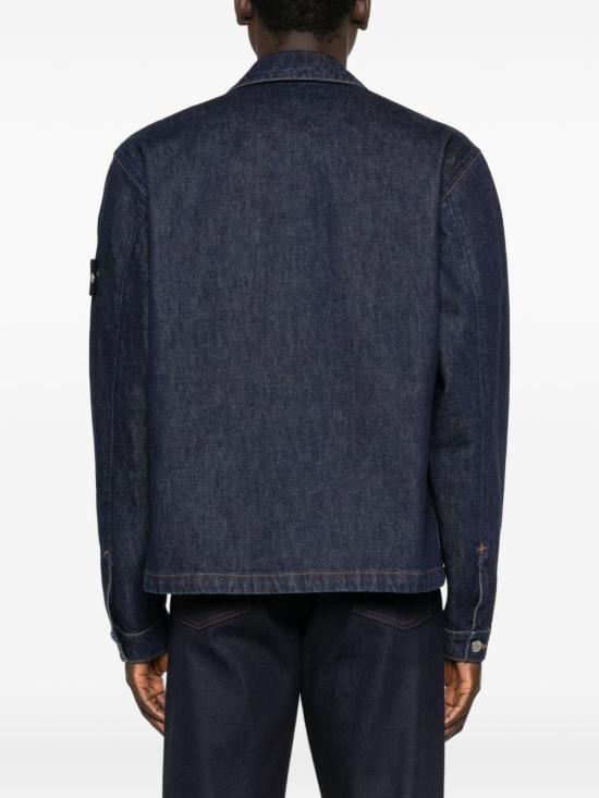 26SS 스톤 아일랜드 수트 자켓 L1S14 4100006 S00J7 VJ201 Blue rinsed - STONE ISLAND