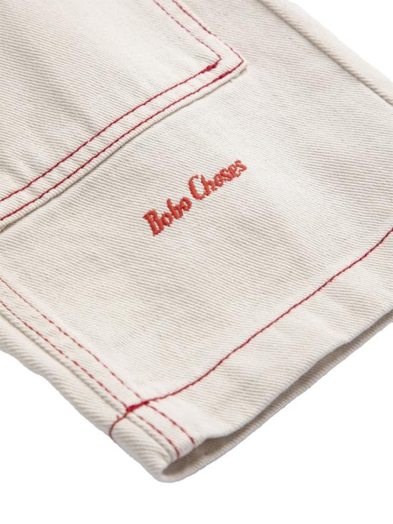 26SS [키즈] 보보쇼즈 스트레이트 팬츠 B126AC094K 199 WHITE - BOBO CHOSES