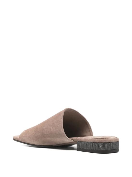 26SS 브루넬로 쿠치넬리 모닐리 스웨이드 뮬 MZSFC3170 C8849 SHORE - BRUNELLO CUCINELLI