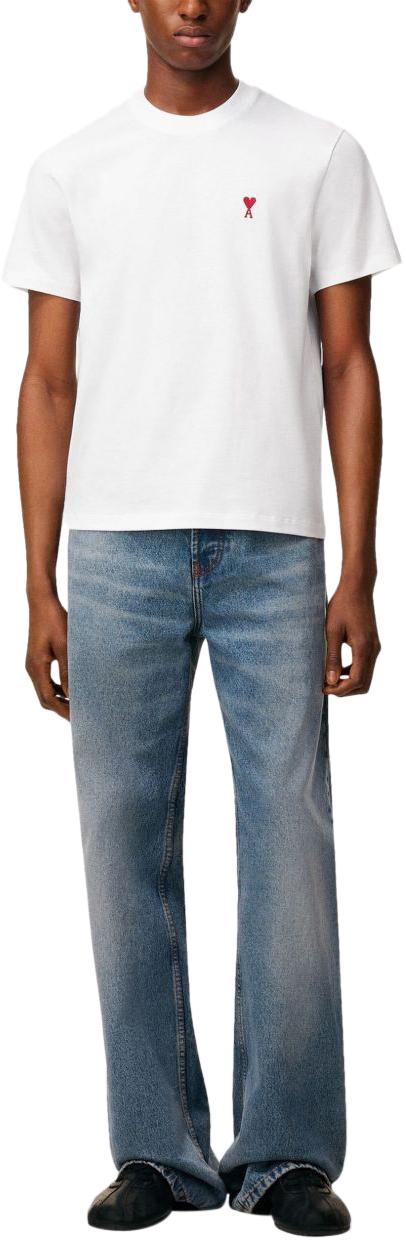 26SS 아미 반팔 티셔츠 BFUTS035724100 WHITE - AMI