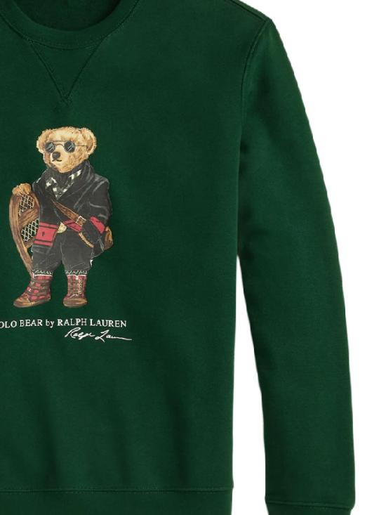 25FW 폴로 랄프로렌 긴팔 티셔츠 710981794 001 FA25 MOSS AGATE HOLIDAY BEAR - POLO RALPH LAUREN