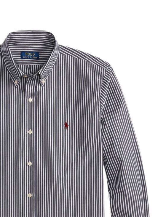 25FW 폴로 랄프로렌 긴팔 셔츠 710929344 025 6779J NEWPORT NAVY WHITE - POLO RALPH LAUREN