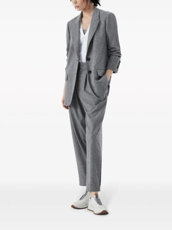 26SS 브루넬로 쿠치넬리 코튼 브이넥 티셔츠 M0TC8EL692 C159 BIANCO - BRUNELLO CUCINELLI