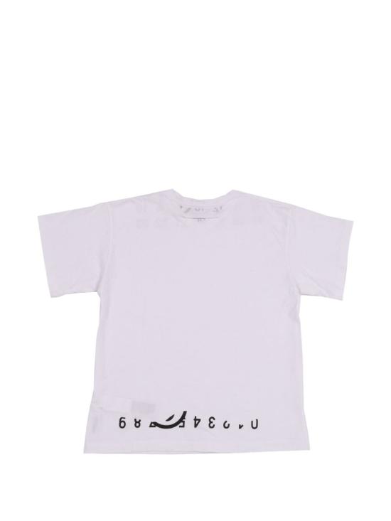 26SS [키즈] MM6 메종마르지엘라 티셔츠 M60986MM02Y M6100 White - MM6 MAISON MARGIELA