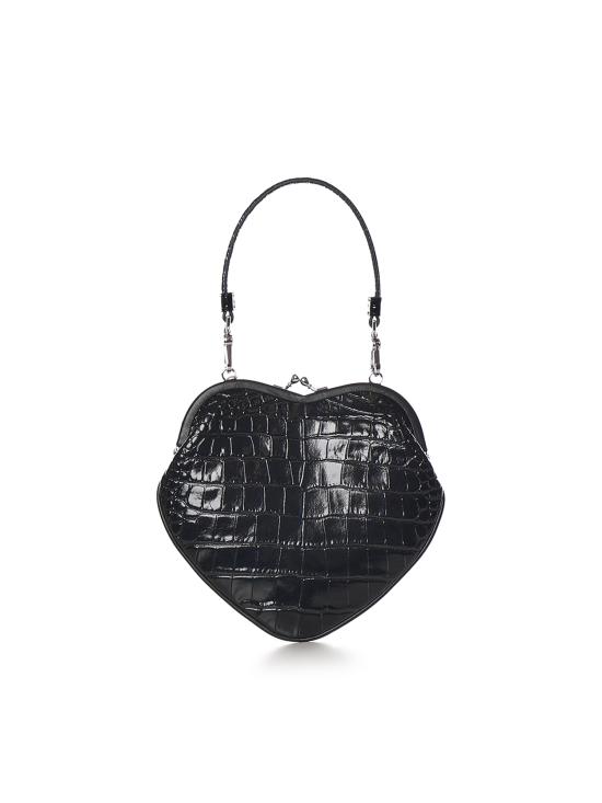 26SS 비비안웨스트우드 벨 하트 프레임 퍼스 4B01000CW L0098N401 Black - VIVIENNE WESTWOOD