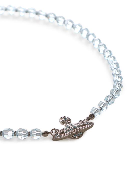 26SS 비비안웨스트우드 목걸이/팬던트 6303002F 02P706P706 Platinum Aqua Bohemica Crysta - VIVIENNE WESTWOOD