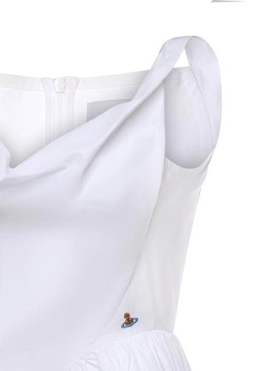 26SS 비비안웨스트우드 숏 원피스 1101039H W009QA401 White - VIVIENNE WESTWOOD