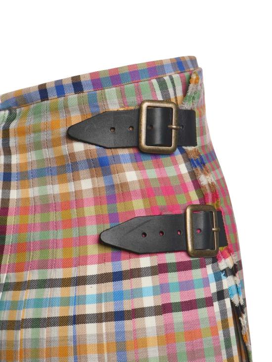 26SS 비비안웨스트우드 숏 스커트 1F020006 W01CDO215 Red - VIVIENNE WESTWOOD