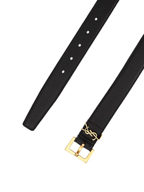 25FW 생로랑 모노그램 벨트 634440 DTI0W1000 - SAINT LAURENT