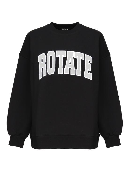 26SS 로테이트 스웨터 113427 100 Black