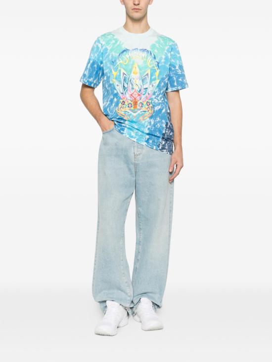 26SS 카사블랑카 반팔 티셔츠 MSP26JTS001 23 Blue - CASABLANCA