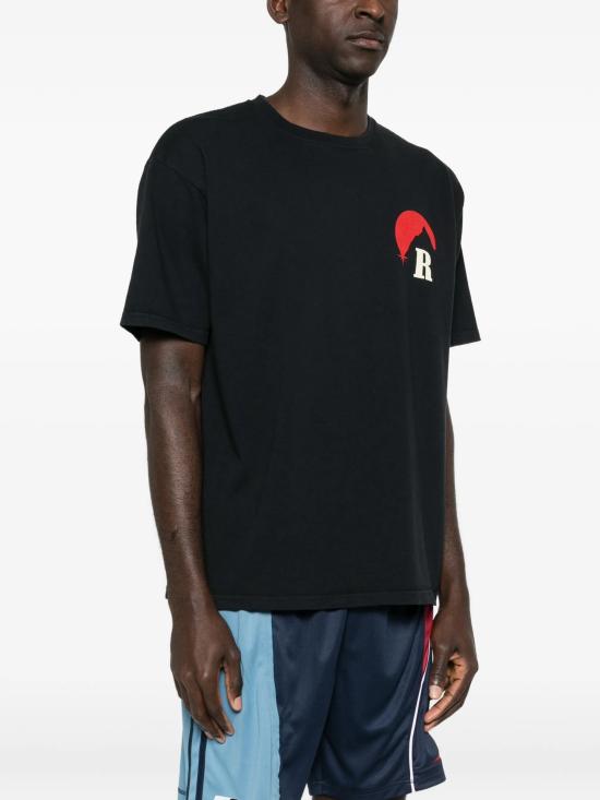 26SS 루드 반팔 티셔츠 RHPS26TT18012 6011BLACK Black - RHUDE