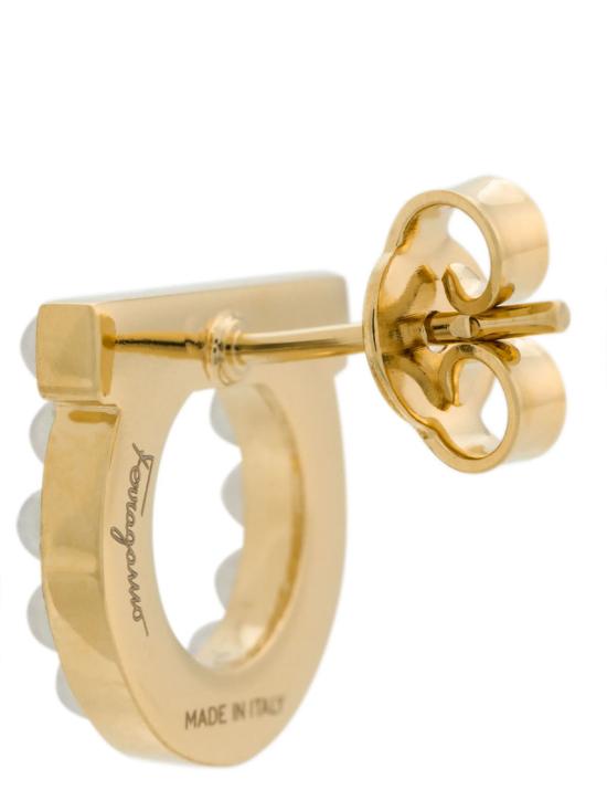 26SS 살바토레 페라가모 이어링 696581CREAMOROGIOVEL Gold - SALVATORE FERRAGAMO