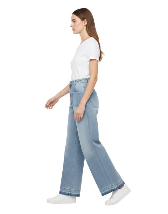 26SS 나인인더모닝 데님 팬츠 AIA02 나이아 쿨로트 - NINE IN THE MORNING