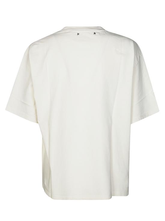 26SS 골든구스 반팔 티셔츠 GWP01874P002372 11560 BIANCO - GOLDEN GOOSE