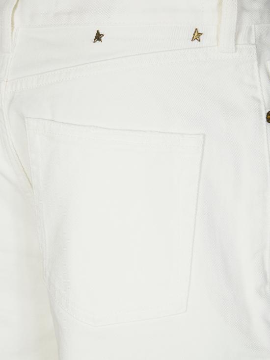 26SS 골든구스 스트레이트 팬츠 GWP02079P000980 10190 BIANCO - GOLDEN GOOSE