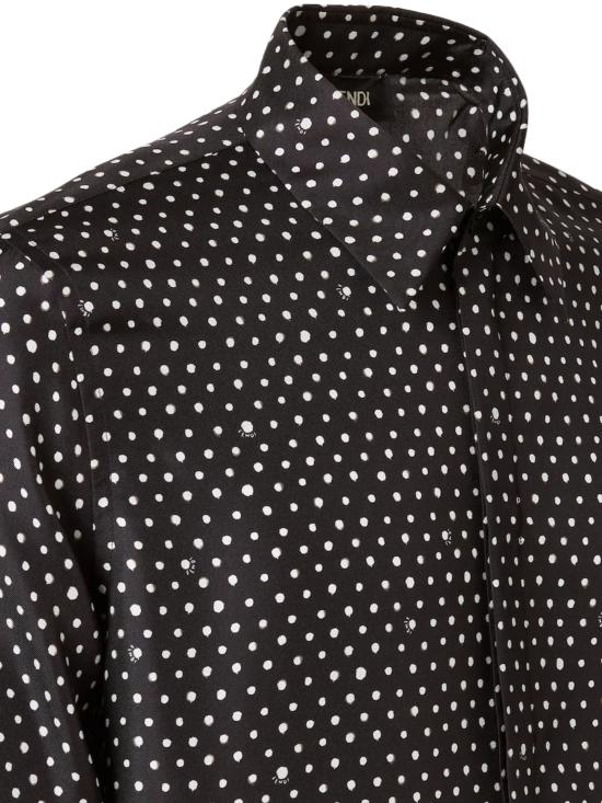 26SS 펜디 긴팔 셔츠 FS0585 AVZ6F0QA1 Black - FENDI