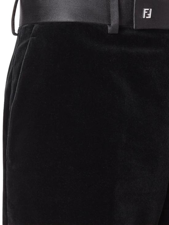 26SS 펜디 스트레이트 팬츠 FB1089 AVY1F0QA1 Black - FENDI