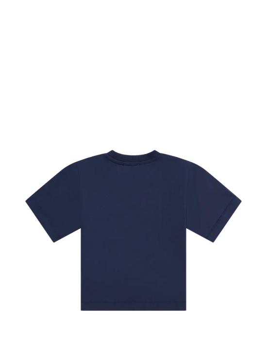 26SS [키즈] 모스키노 티셔츠 HUM05PLAA23 40016 Blue - MOSCHINO