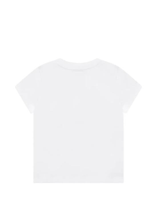 26SS [키즈] 모스키노 티셔츠 HGM06KLAA02 10101 White - MOSCHINO