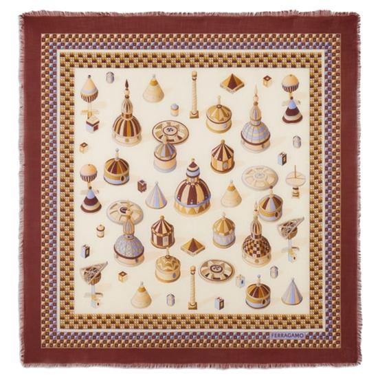 26SS 살바토레 페라가모 머플러/스카프 310197003 Burgundy