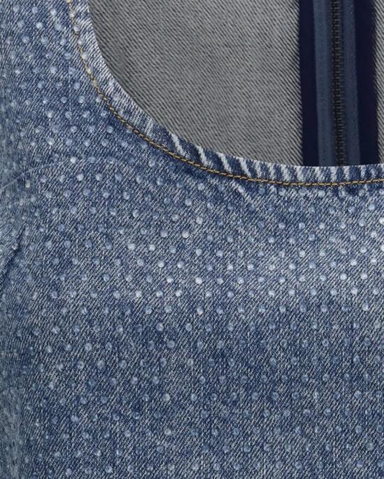 26SS 셀프 포트레이트 데님 셔츠 4775254 Blue - SELF PORTRAIT