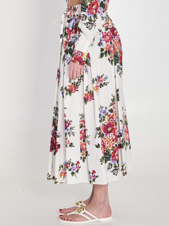 26SS 돌체앤가바나 롱 스커트 F4DC7T WHITE - DOLCE & GABBANA