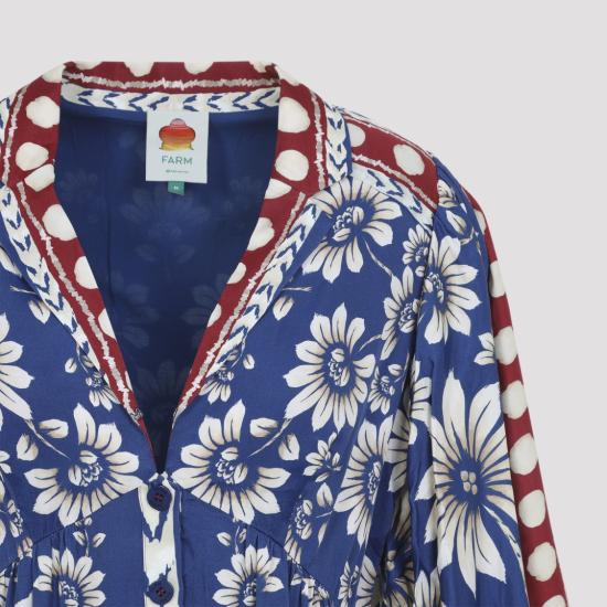 26SS 팜 리오 숏 원피스 350091 Blue - FARM RIO