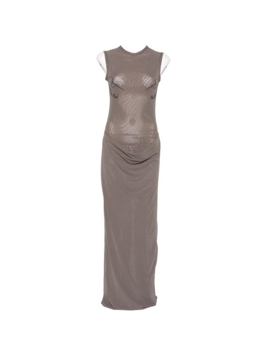26SS 장 폴 고티에 롱 원피스 DR125 M016 04 Neutrals