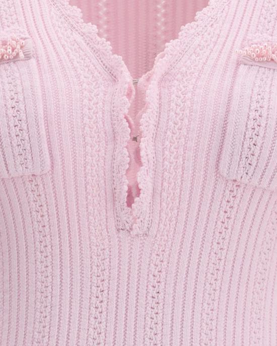 26SS 셀프 포트레이트 미디 원피스 1187987 Pink - SELF PORTRAIT