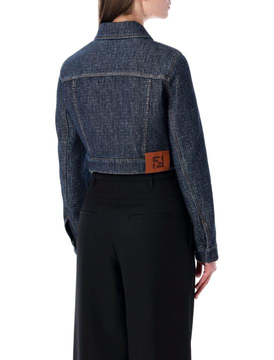 26SS 펜디 FF 데님 재킷 FLF834AW82 F1UKI - FENDI