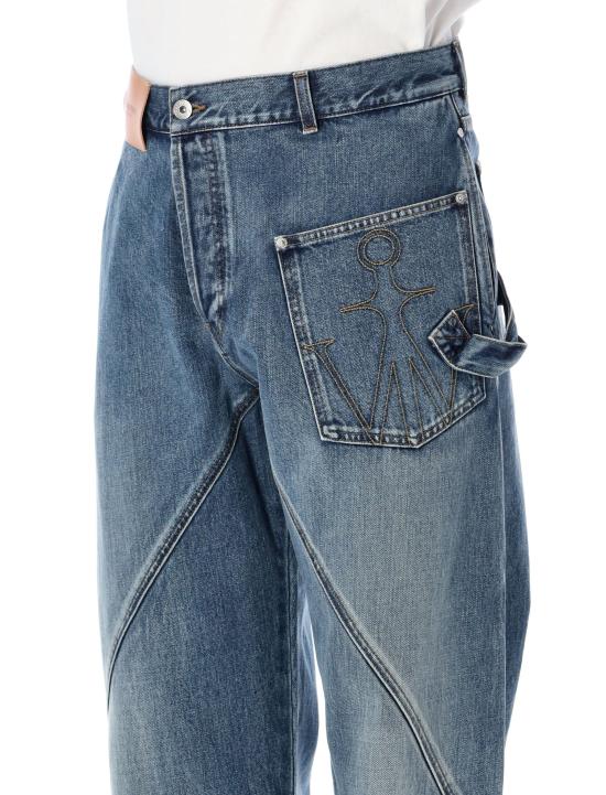 26FW JW앤더슨 데님 팬츠 DT0126PG1849 172 MID BLUE - JW ANDERSON