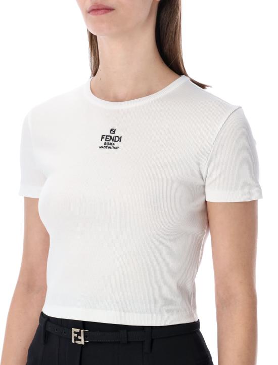 26SS 펜디 반팔 티셔츠 FS8110ANQM F0ZNM Bianco - FENDI