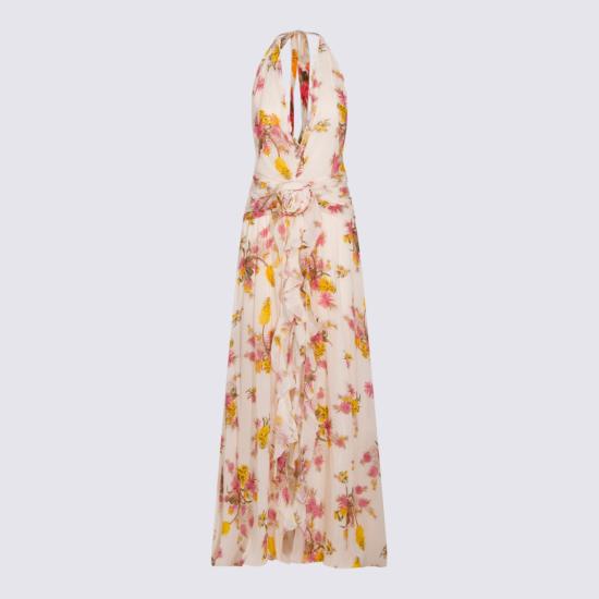 26SS 블루마린 롱 원피스 P622A818AF8177 Multicolor - BLUMARINE